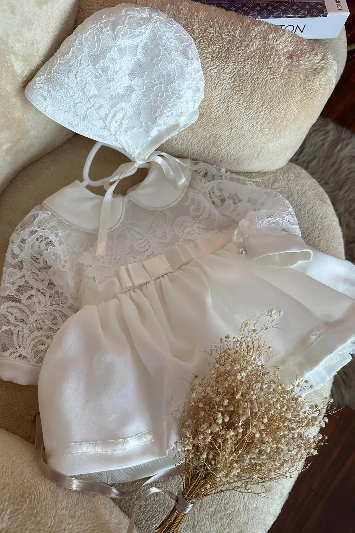 Ashley Girl Baptism Gown Set