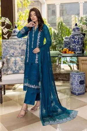 Azure Luxe Festive Edit Embroidered Lawn Collection – Glamour Glow