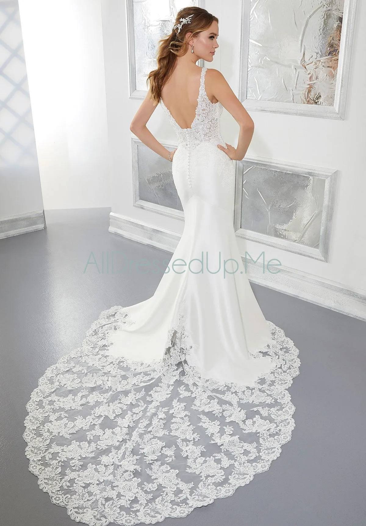 Blu - Amber - 5874 - Cheron's Bridal, Wedding Gown