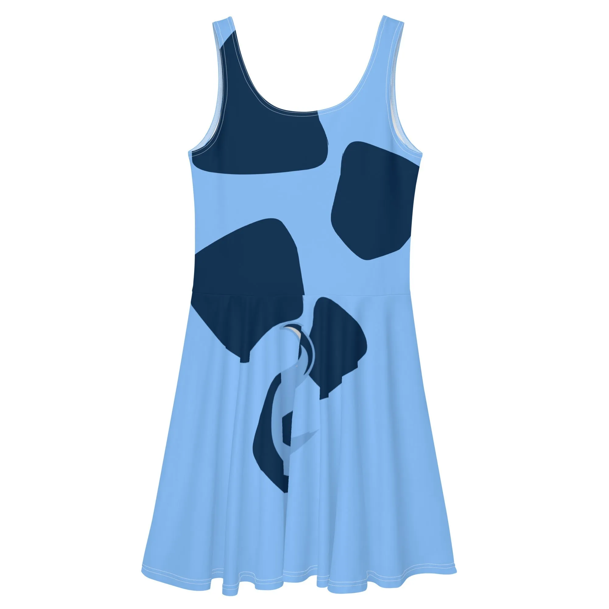 Blue Dog Skater Dress- Running Costume, Cosplay, Bounding