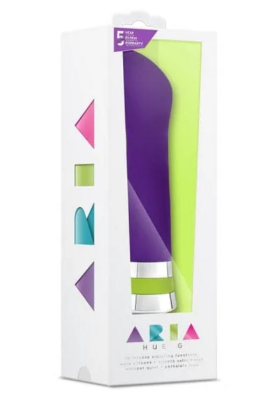 Blush Aria Hue G Vibrator Plum