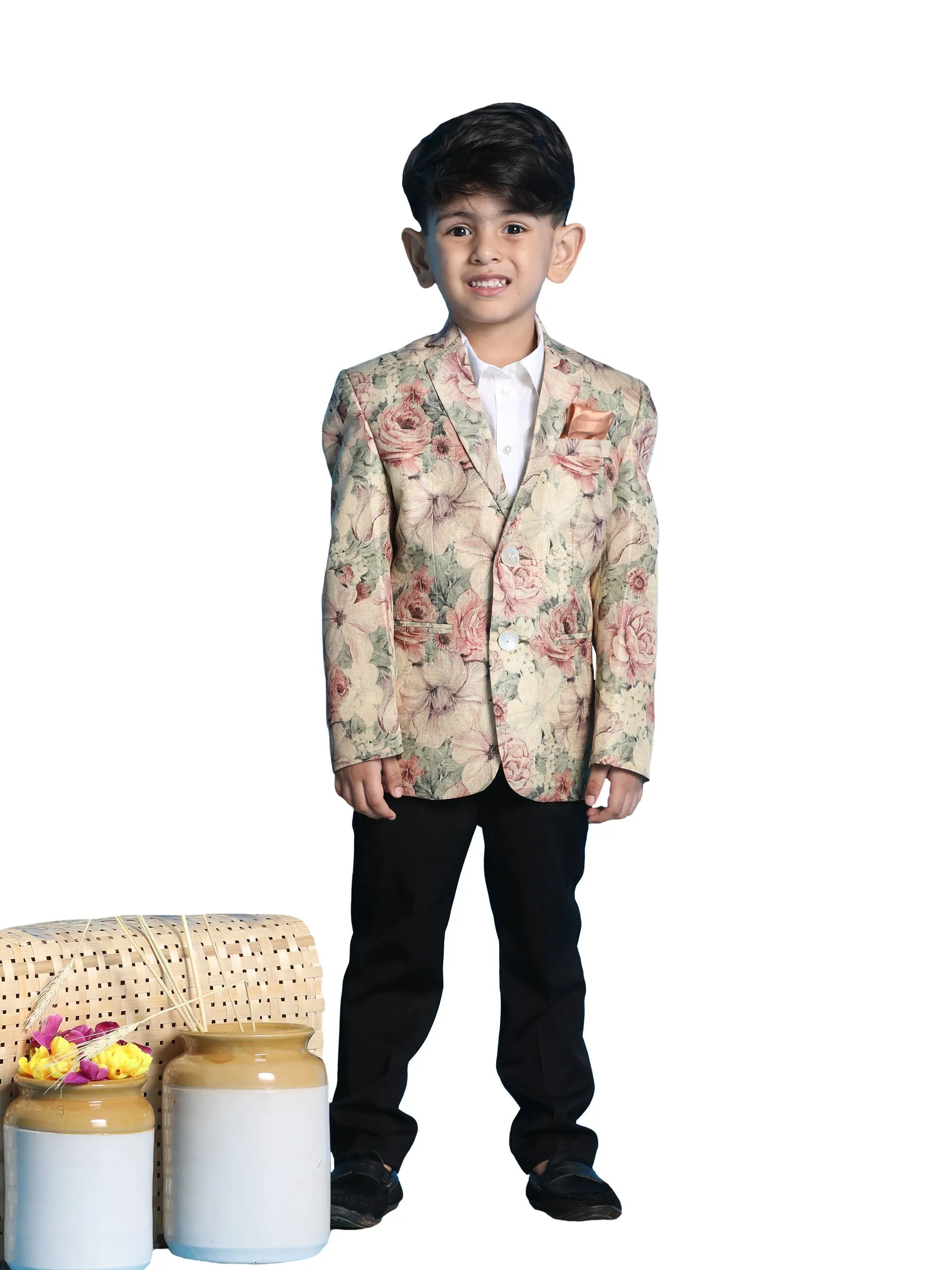 Boy's Brown Blazer - Vastramay Boys