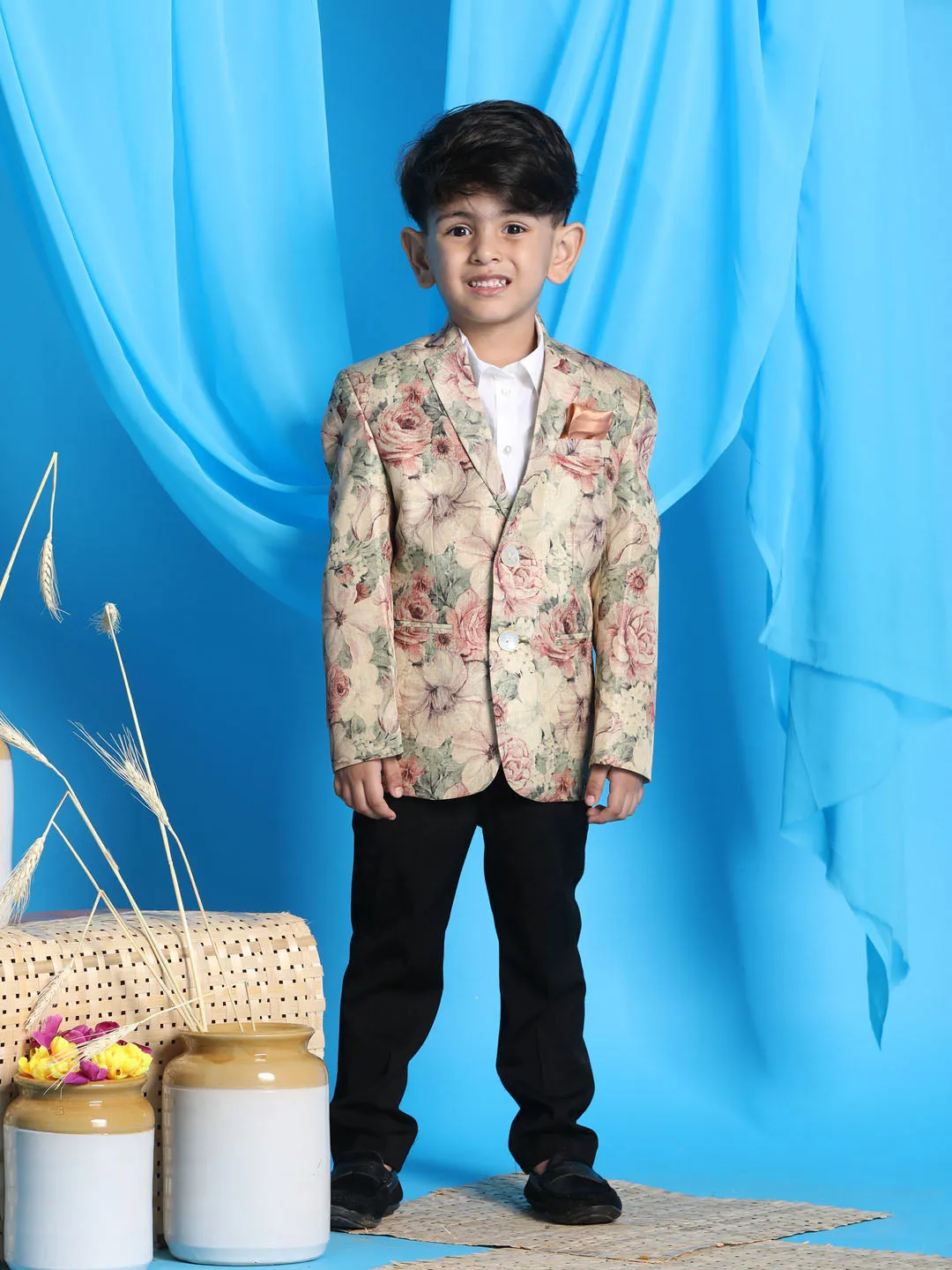 Boy's Brown Blazer - Vastramay Boys