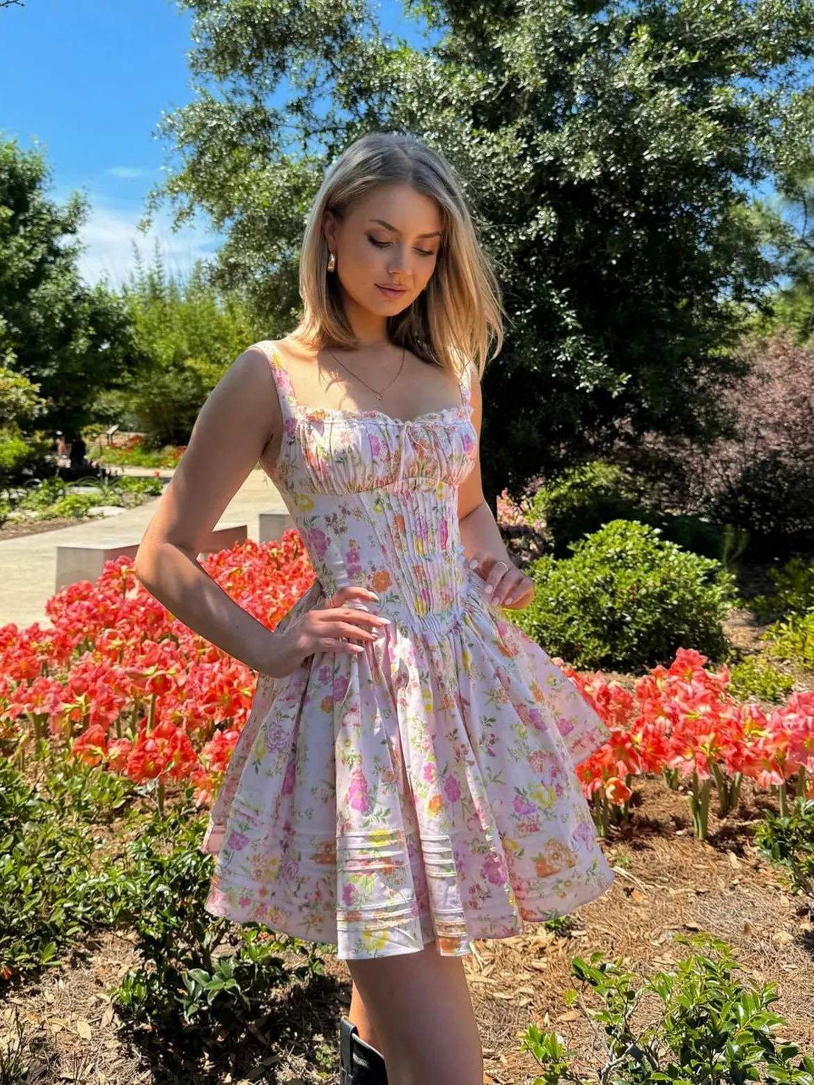 Dunya Floral Mini Dress