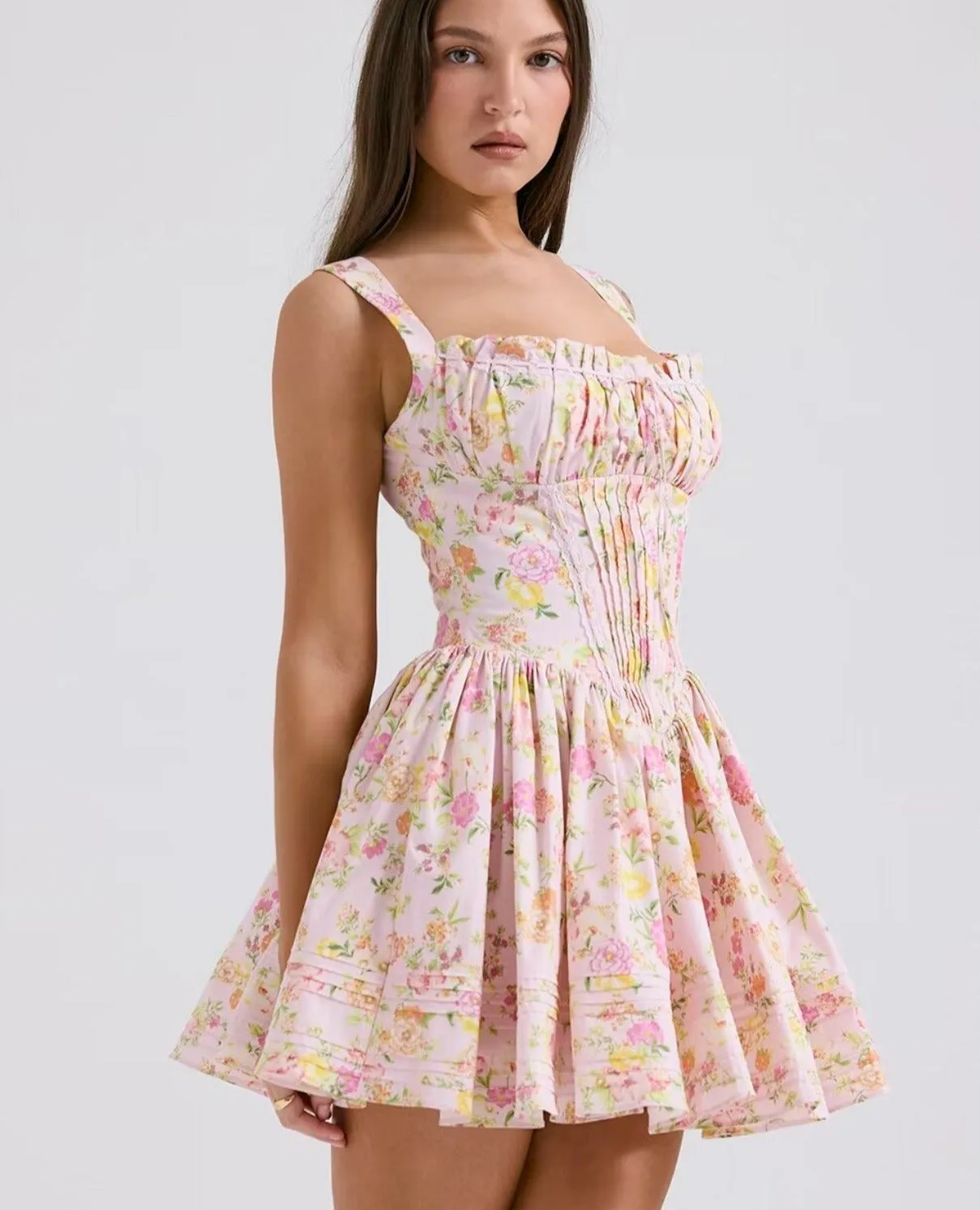 Dunya Floral Mini Dress