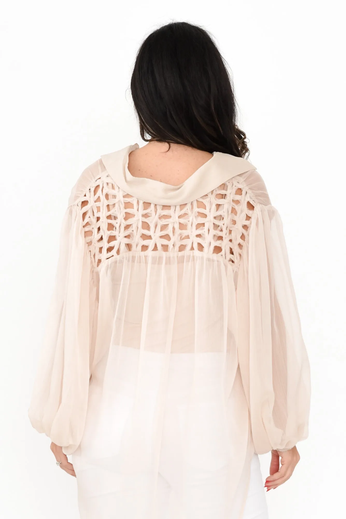 Eden Cream Collared Shirt