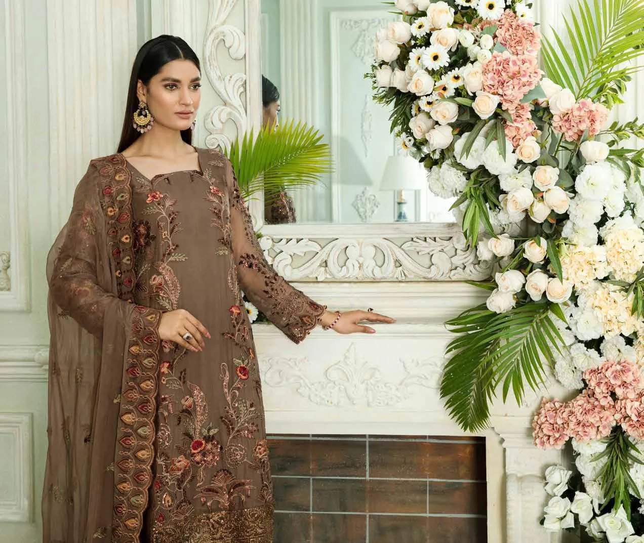 Farmaish Festive Chiffon Collection by Zebtan – FC-02