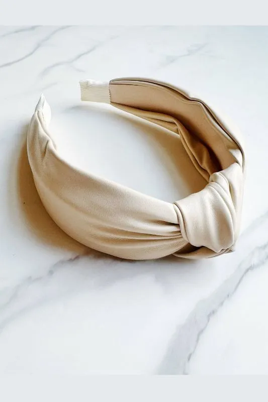 Leather Better Knotted Headband