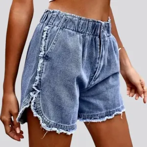 Loose y2k jean shorts
 for women