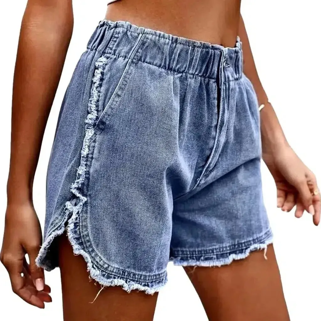 Loose y2k jean shorts
 for women