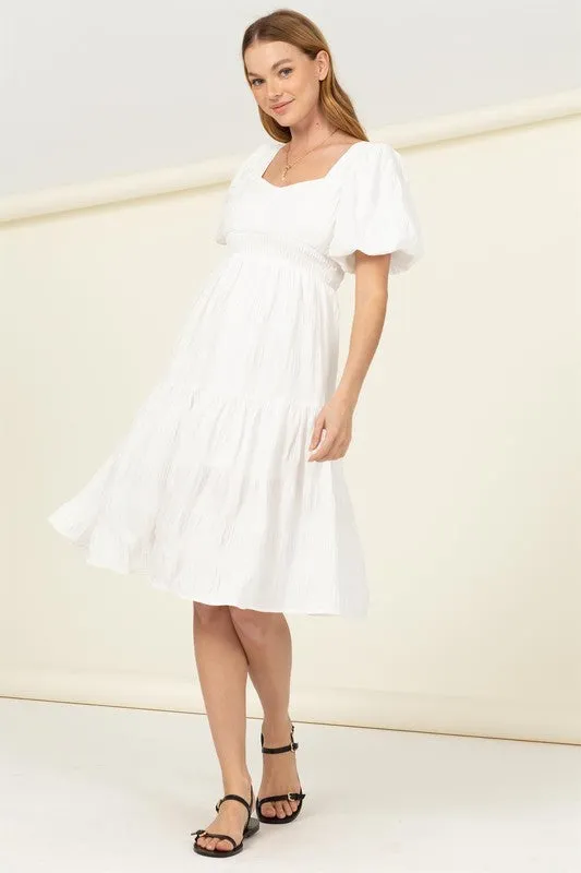 Love Again Tiered Midi Dress