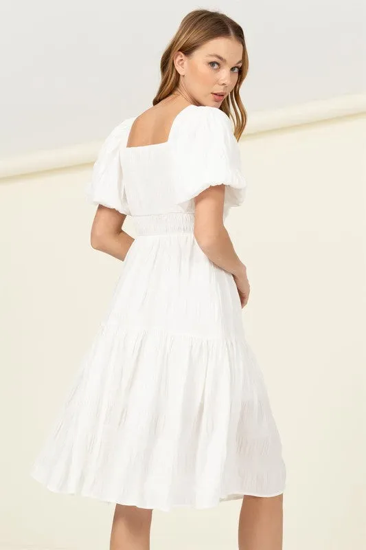 Love Again Tiered Midi Dress