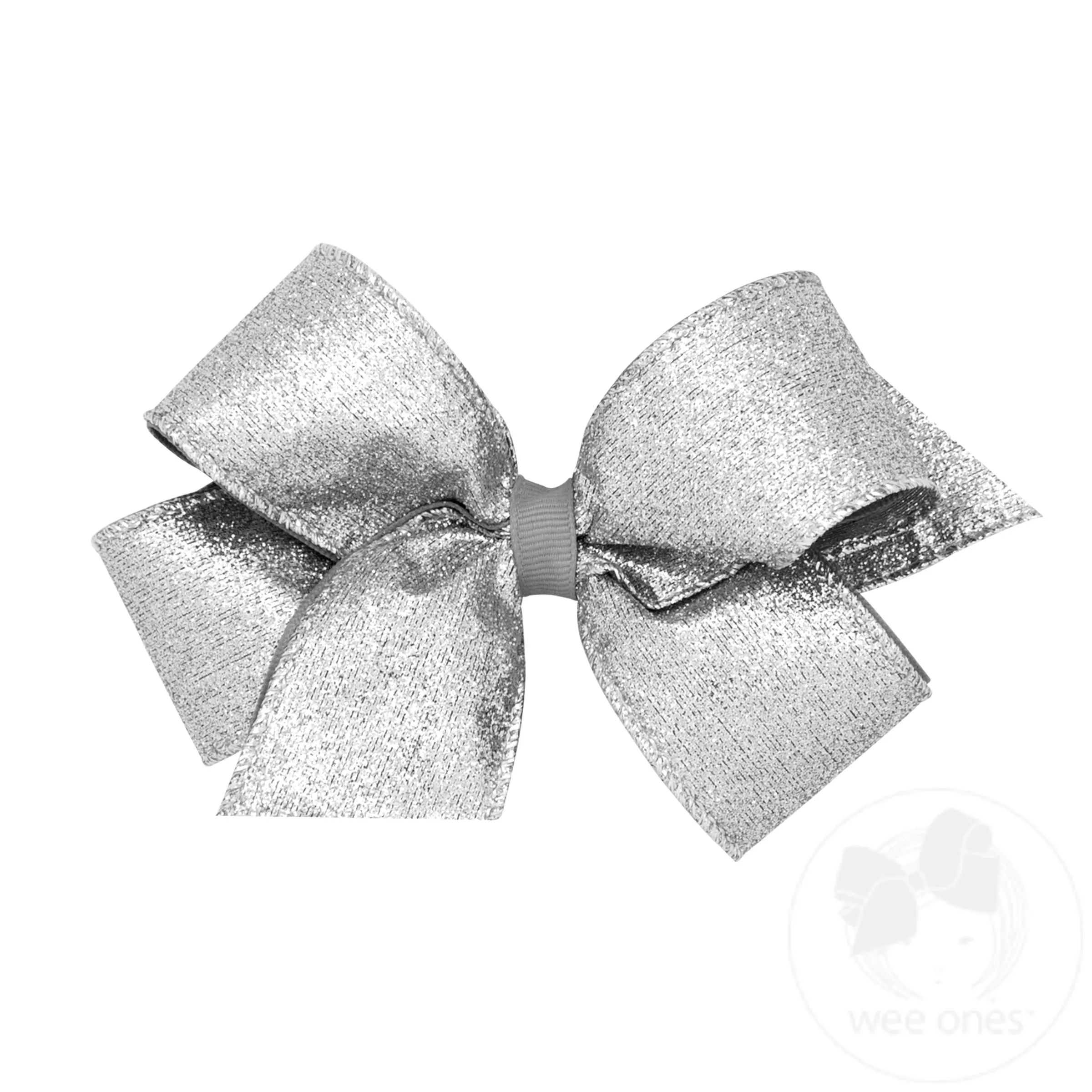 Medium Party Glitter Girls Hair Bow