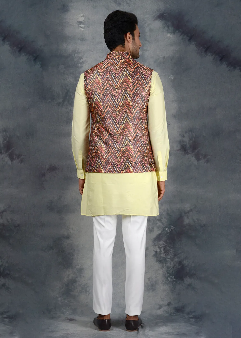 Multicolor Bandhgala Jacket | TULA