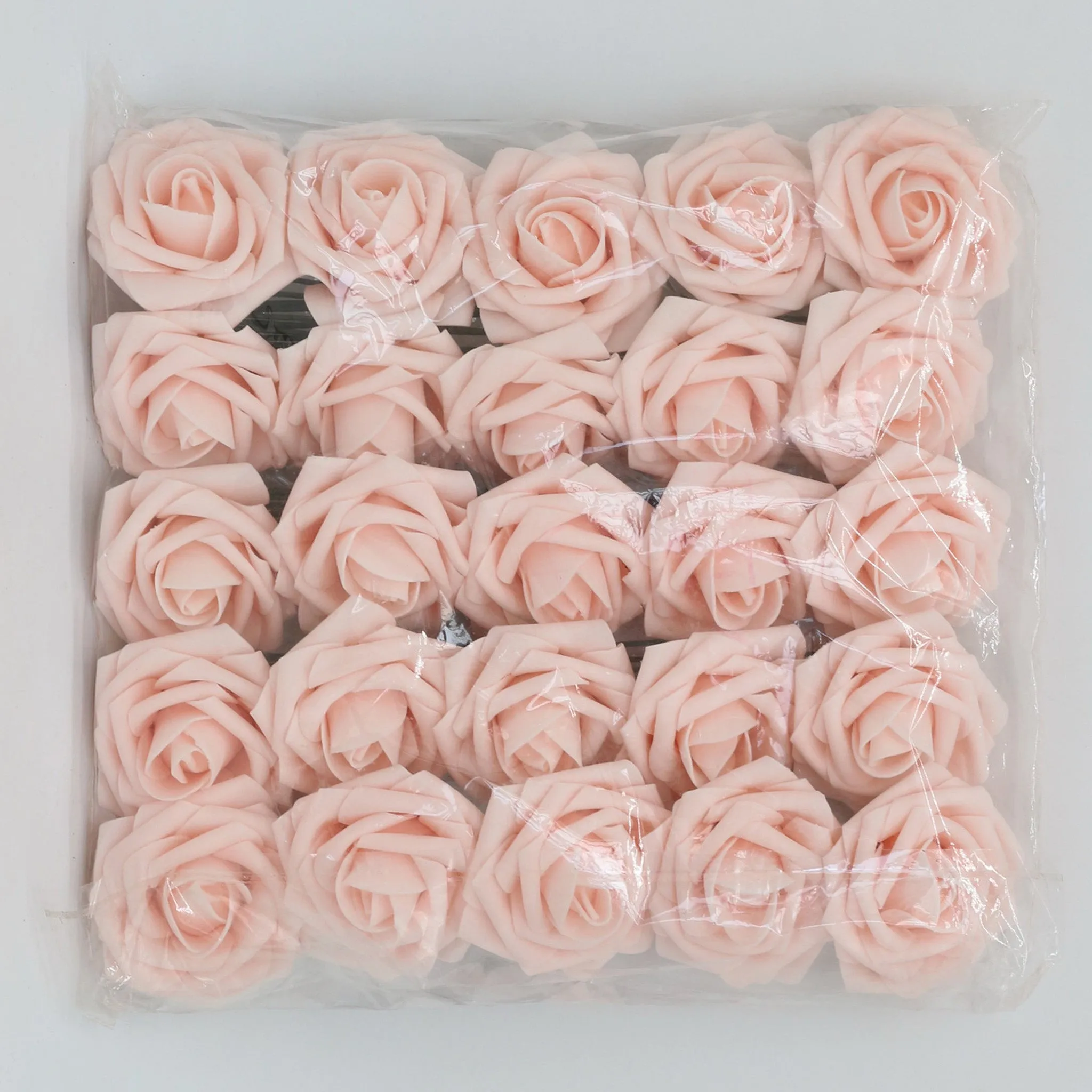 Realistic Wedding Flowers Blush Pink Roses Bulk