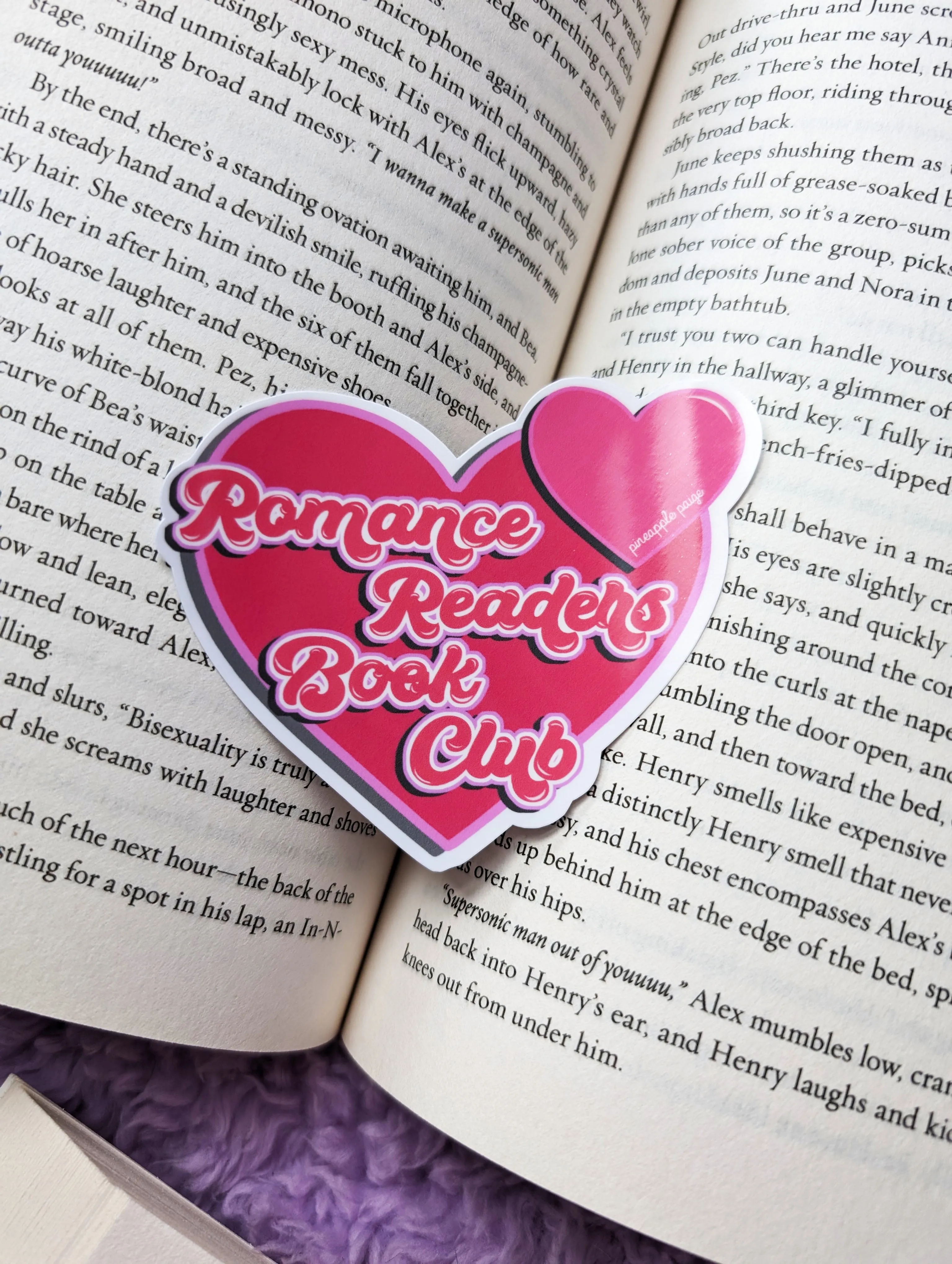 Romance Readers Book Club - Metal Sublimation Bookmark