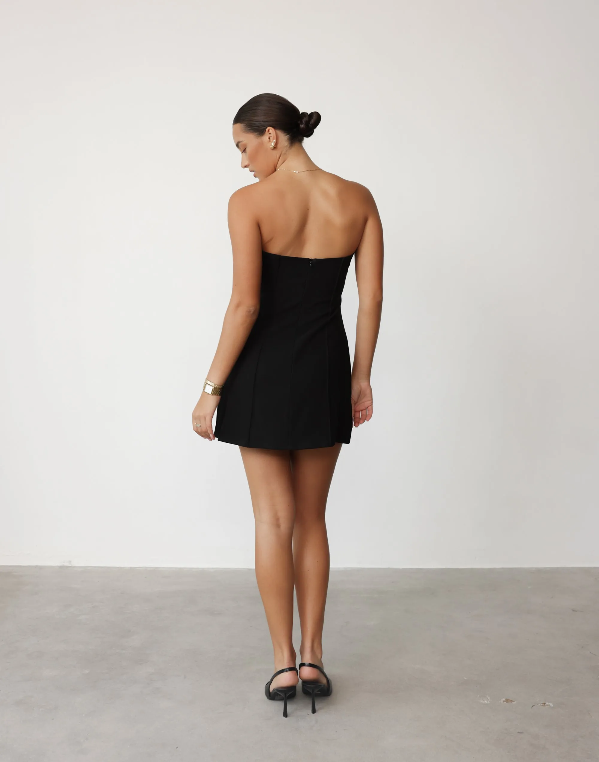 Roxanne Mini Dress (Black)