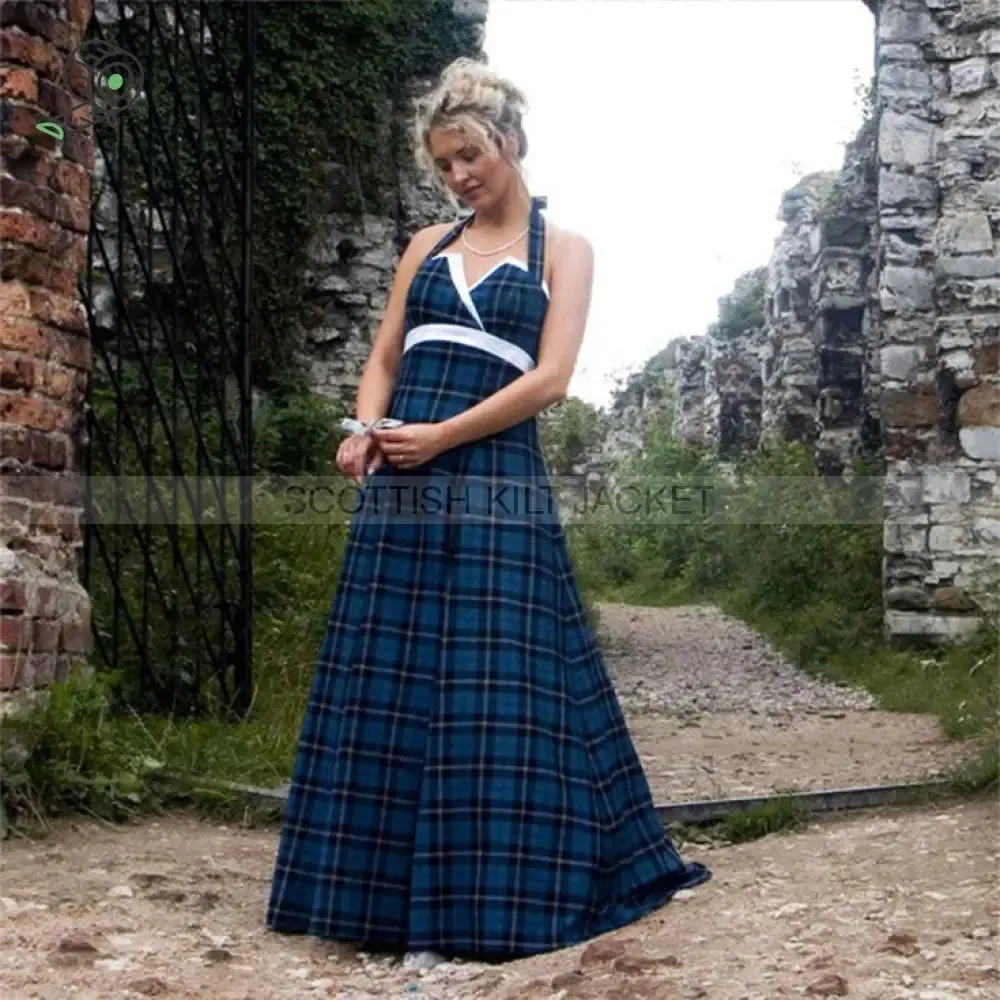 Shaira's Tartan Wedding Dress