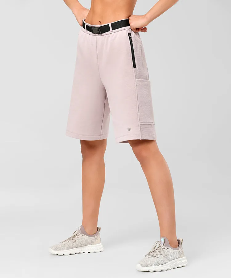 Shift Loose Webbing Belt Athflow Shorts | Women's Shorts