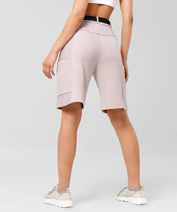 Shift Loose Webbing Belt Athflow Shorts | Women's Shorts