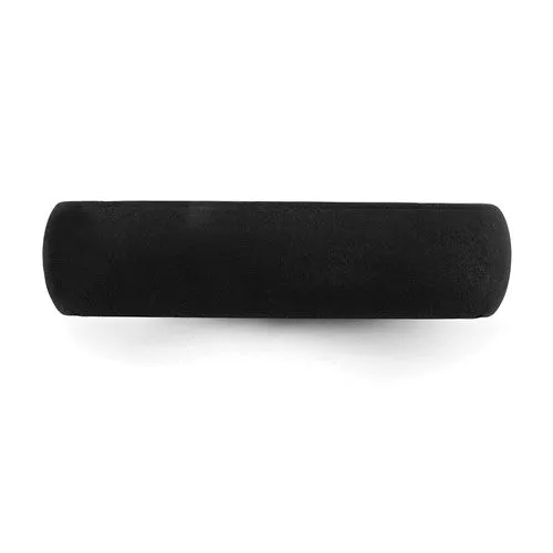 Silicone Black 5.7mm Domed Band