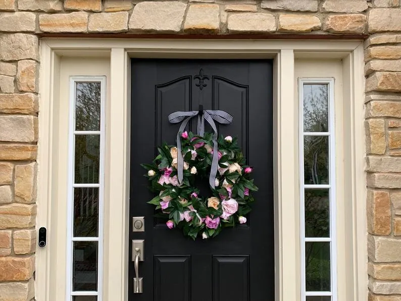 Summertime Peony Wreath