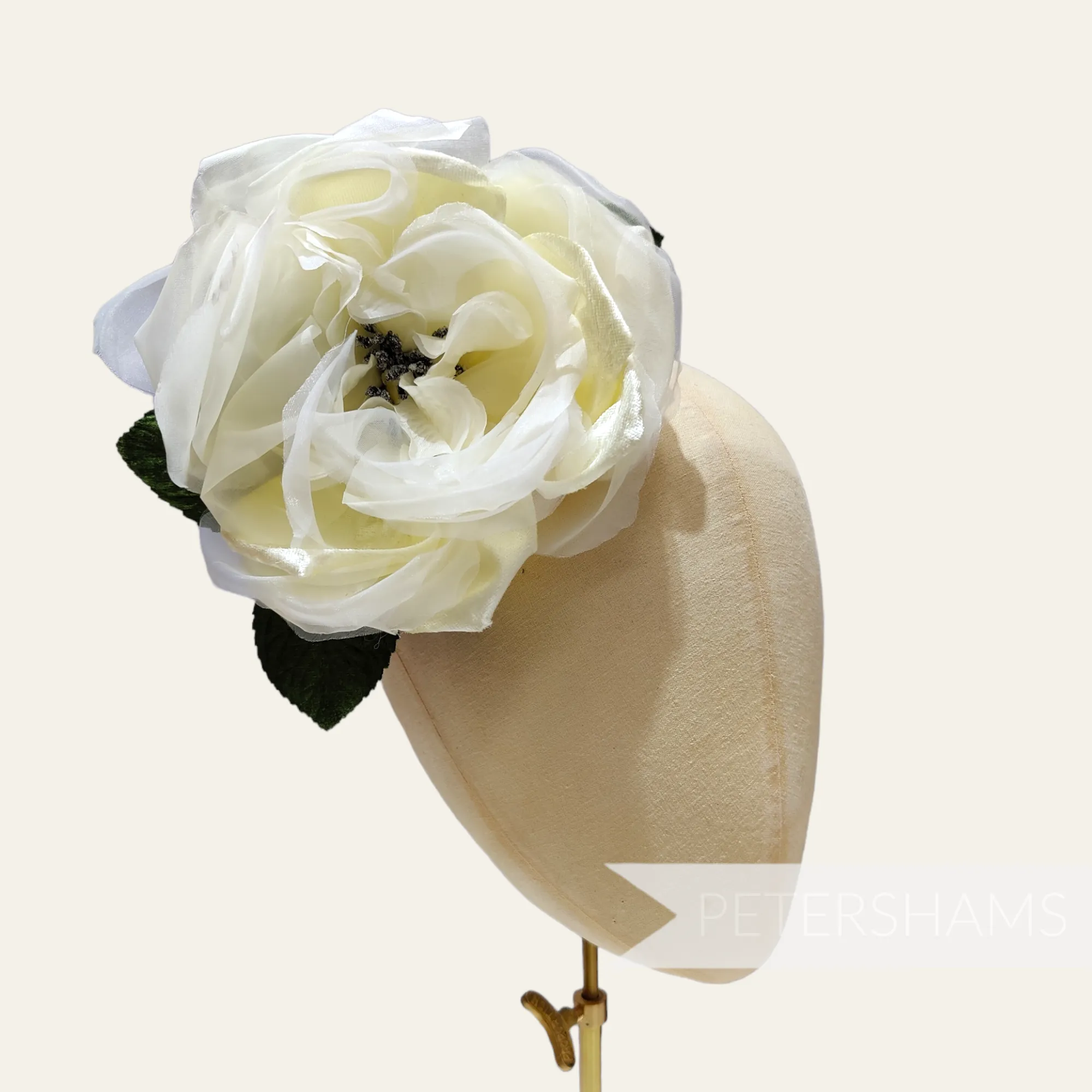 'Zora' Extra Large 15cm Silk, Organza and Velvet Millinery Hat Flower